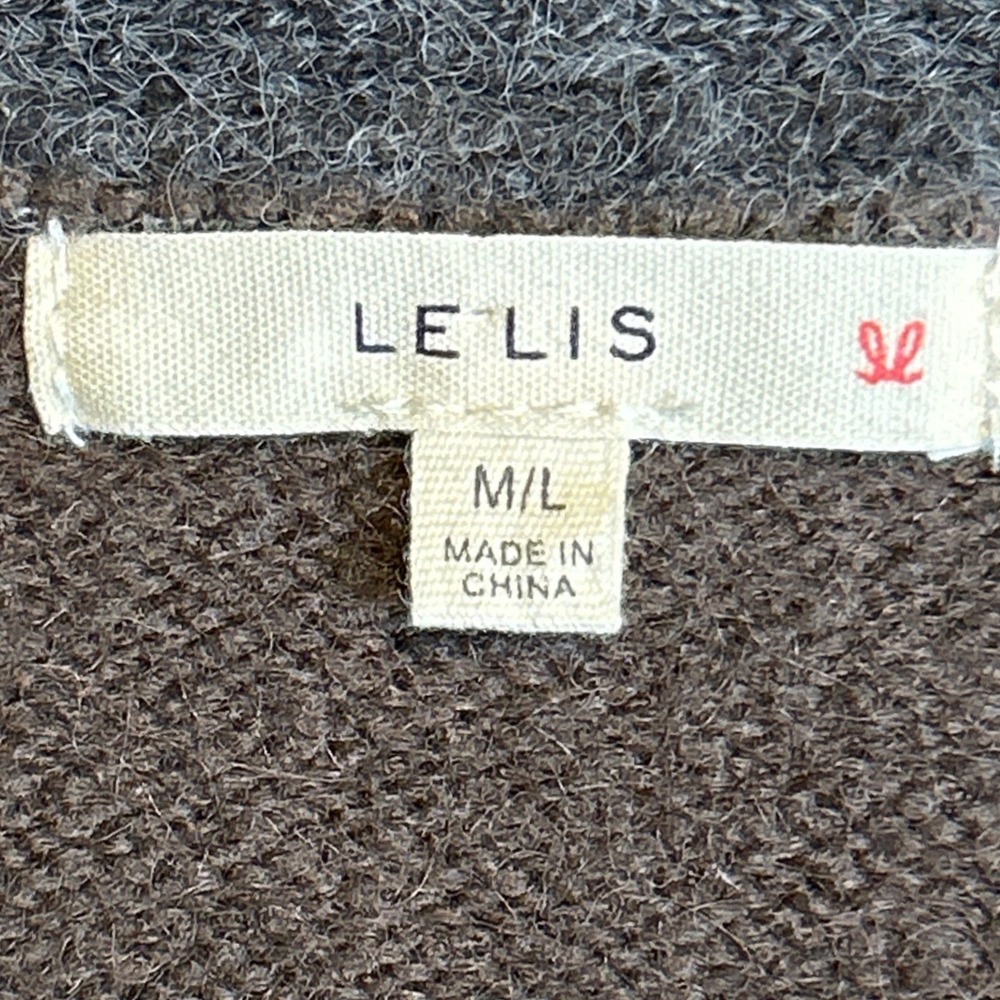 Le Lis Colorblock Patchwork Long Open Front Cardi… - image 8